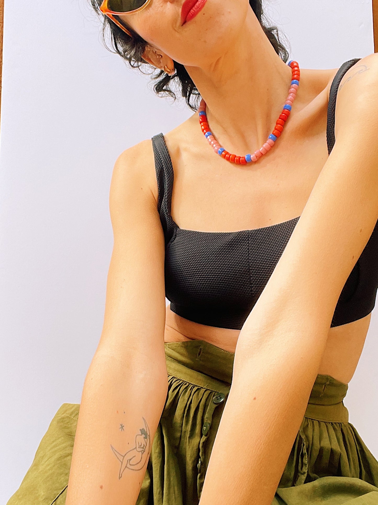 Red + Pink Necklace