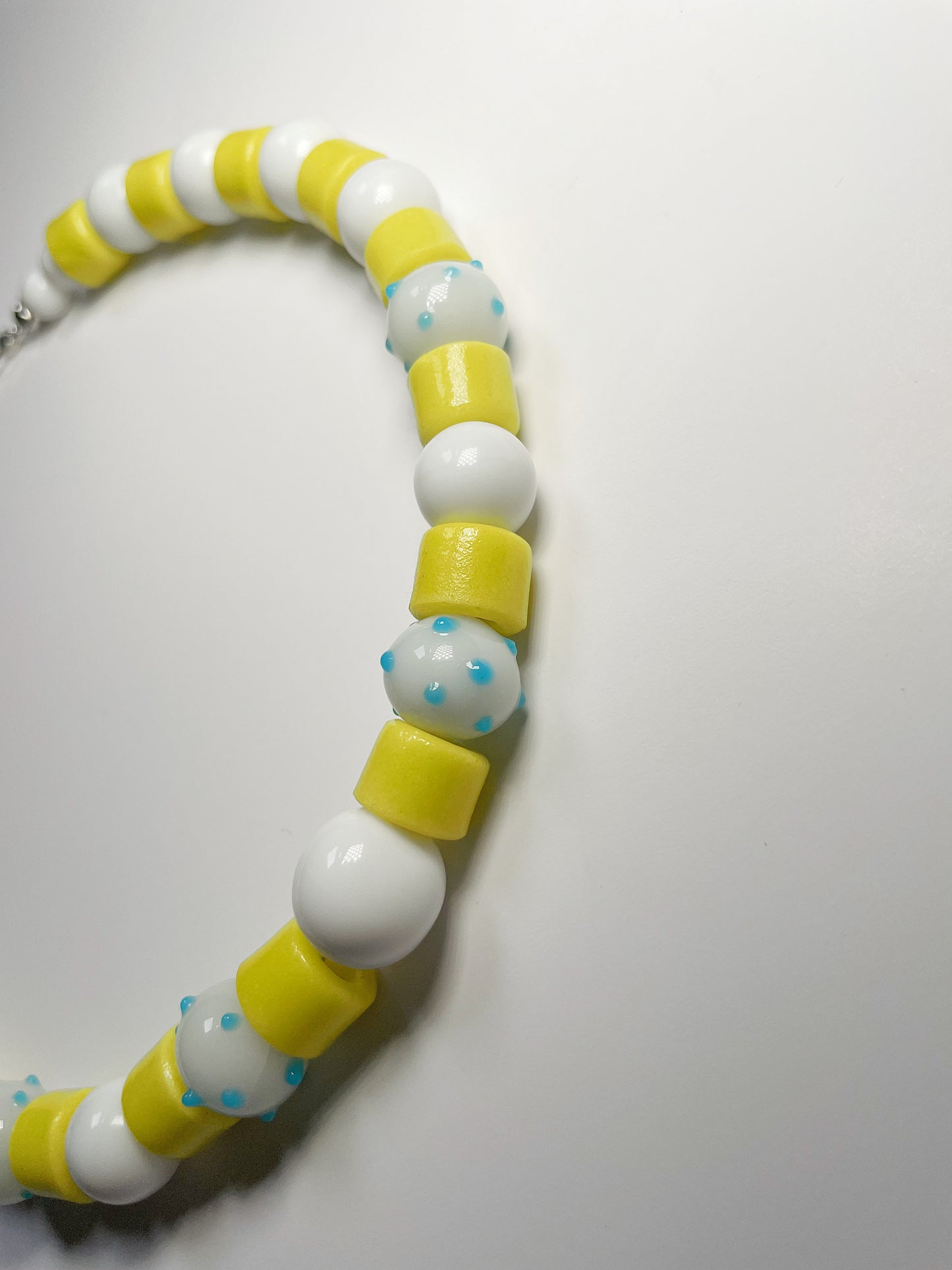 White + Citrus Chunky Necklace
