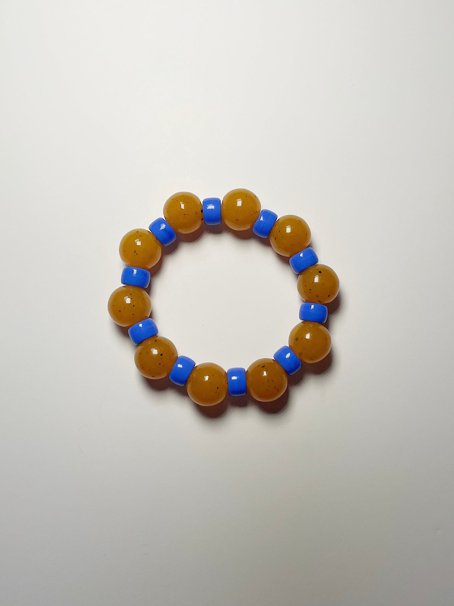 Mustard + Blue Bracelet