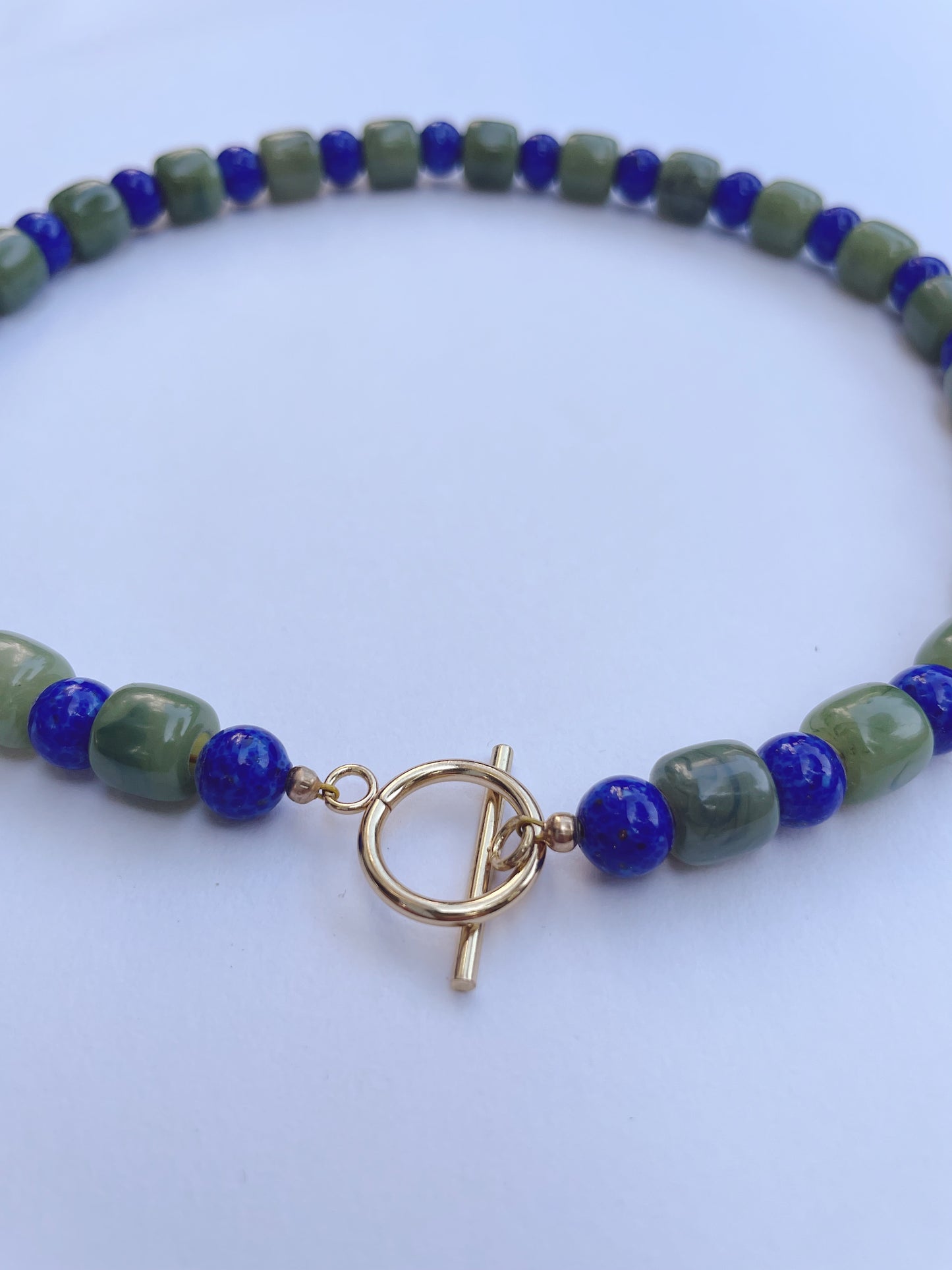 Pickle Stripe Necklace