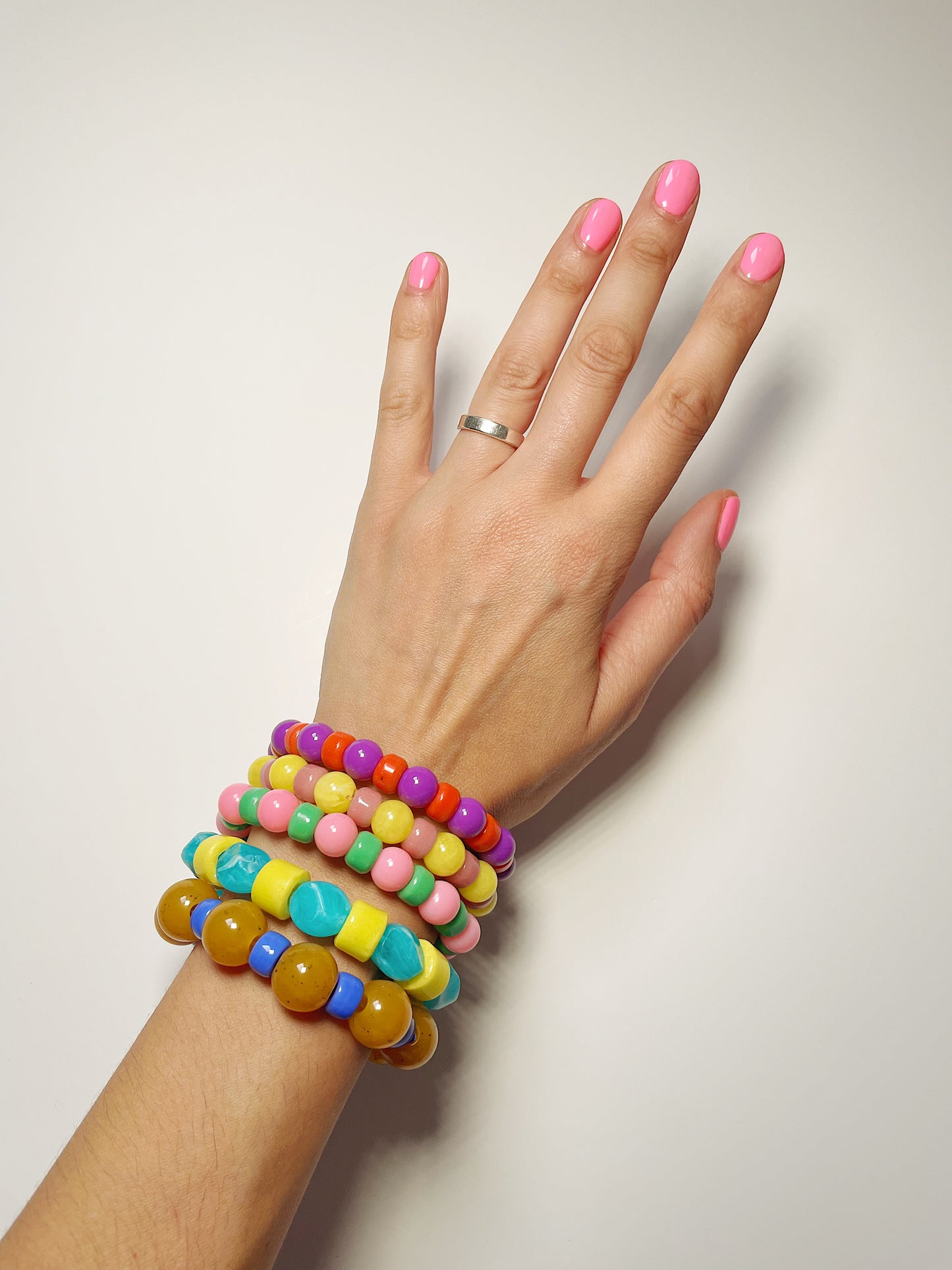 Mustard + Blue Bracelet