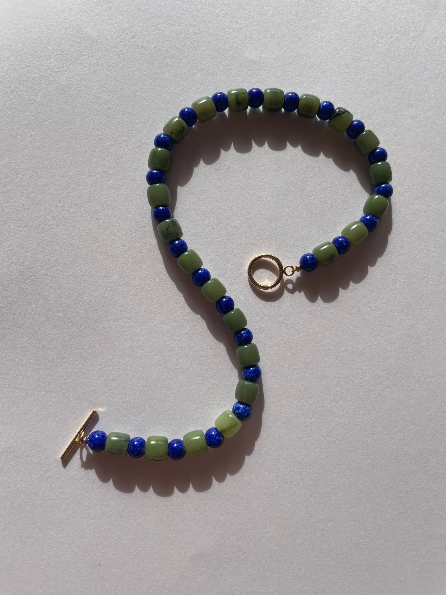 Pickle Stripe Necklace