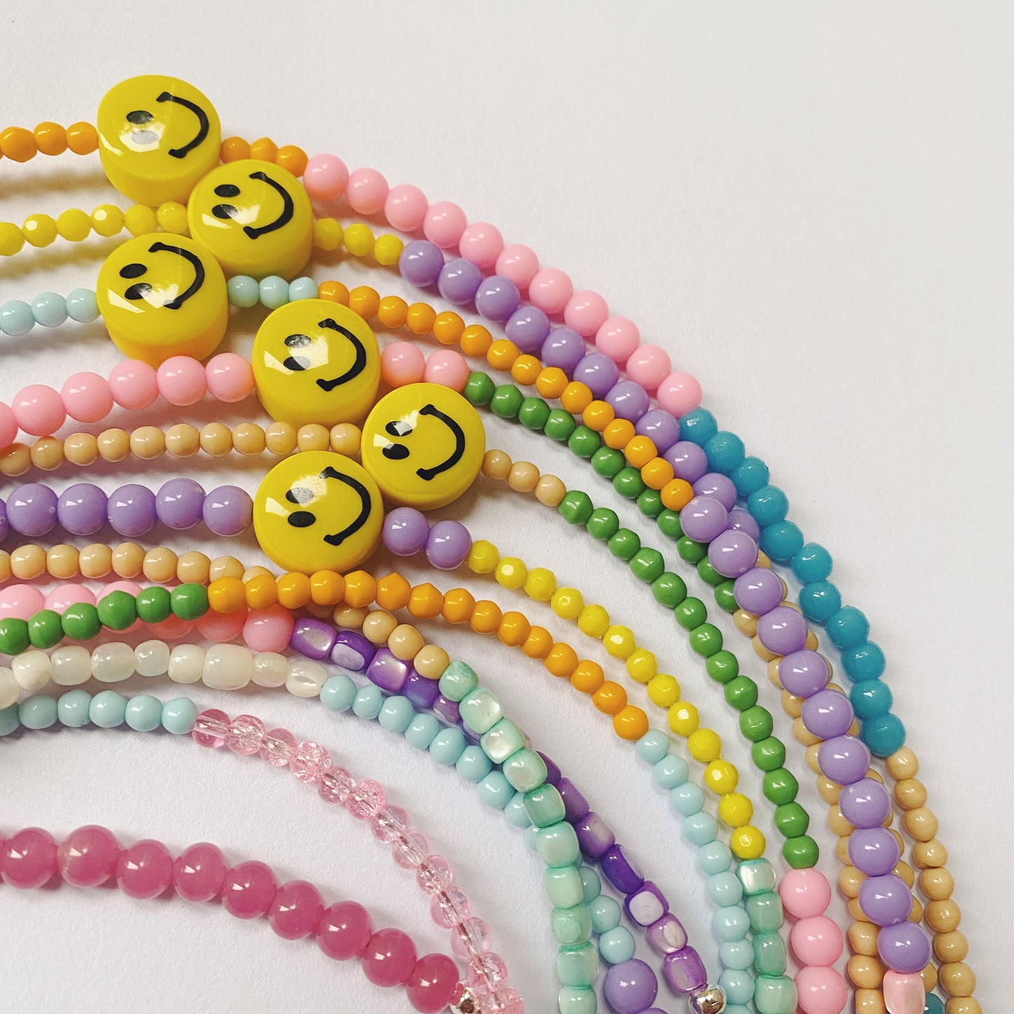 Smiley Beaded Glasses Chain