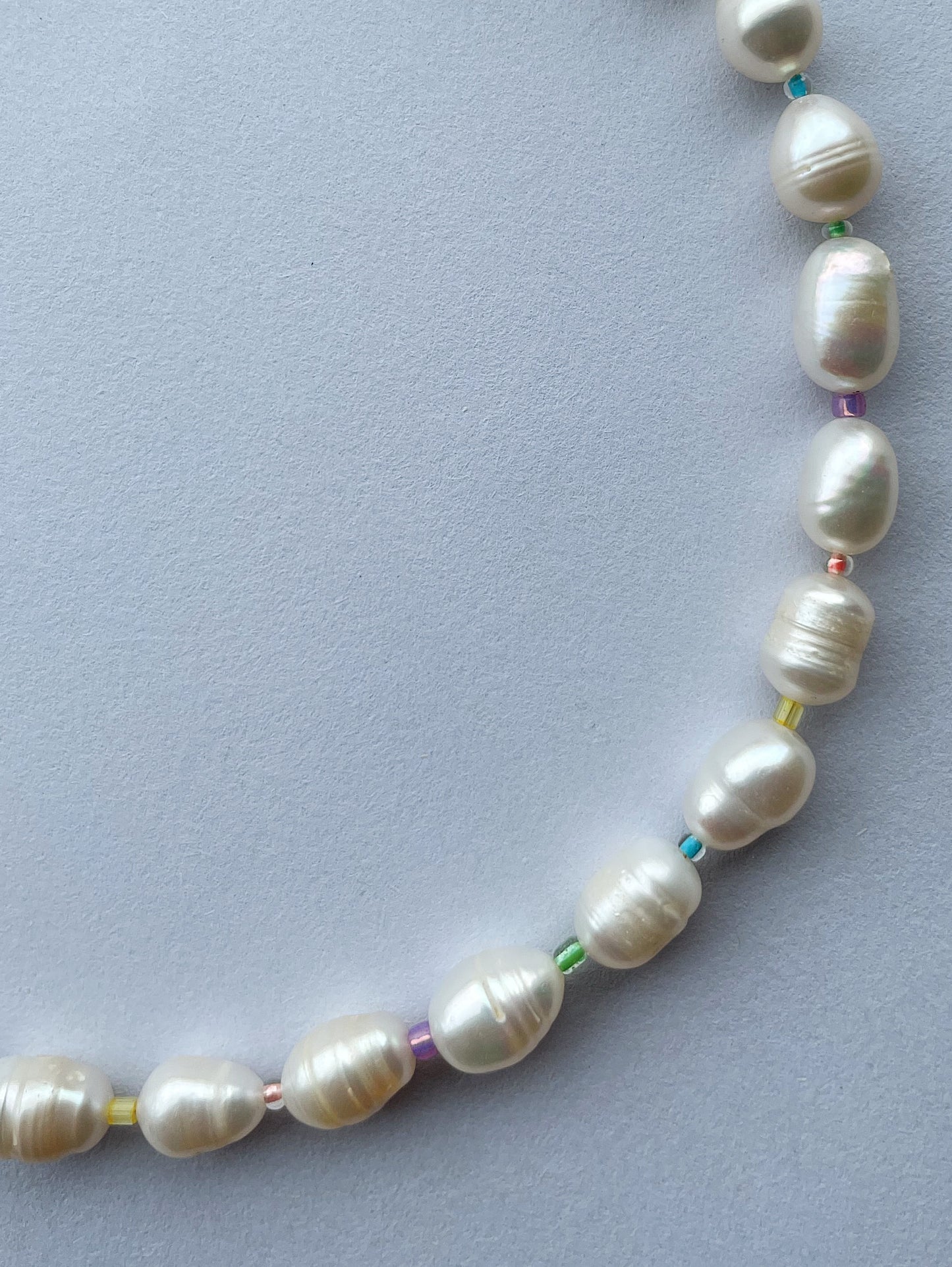 Iced Gem Freshwater Pearl Necklace