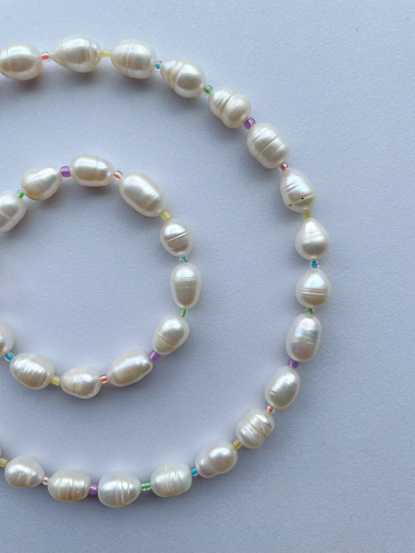 Iced Gem Freshwater Pearl Necklace