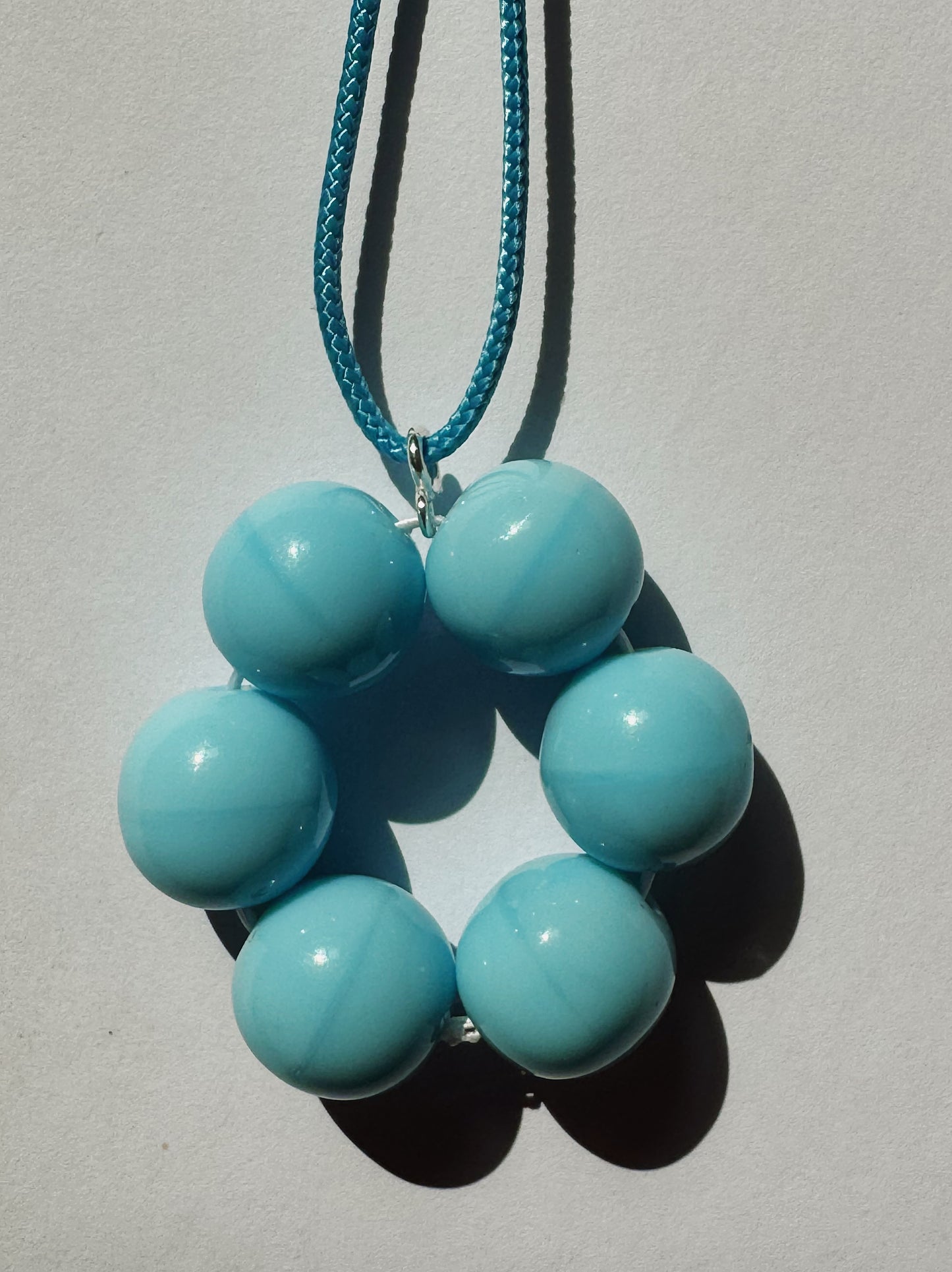 Sky Blue Glass Pendant