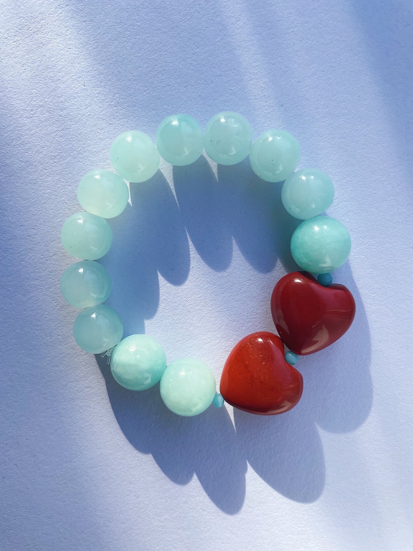 Terracotta and Turquoise Bracelet