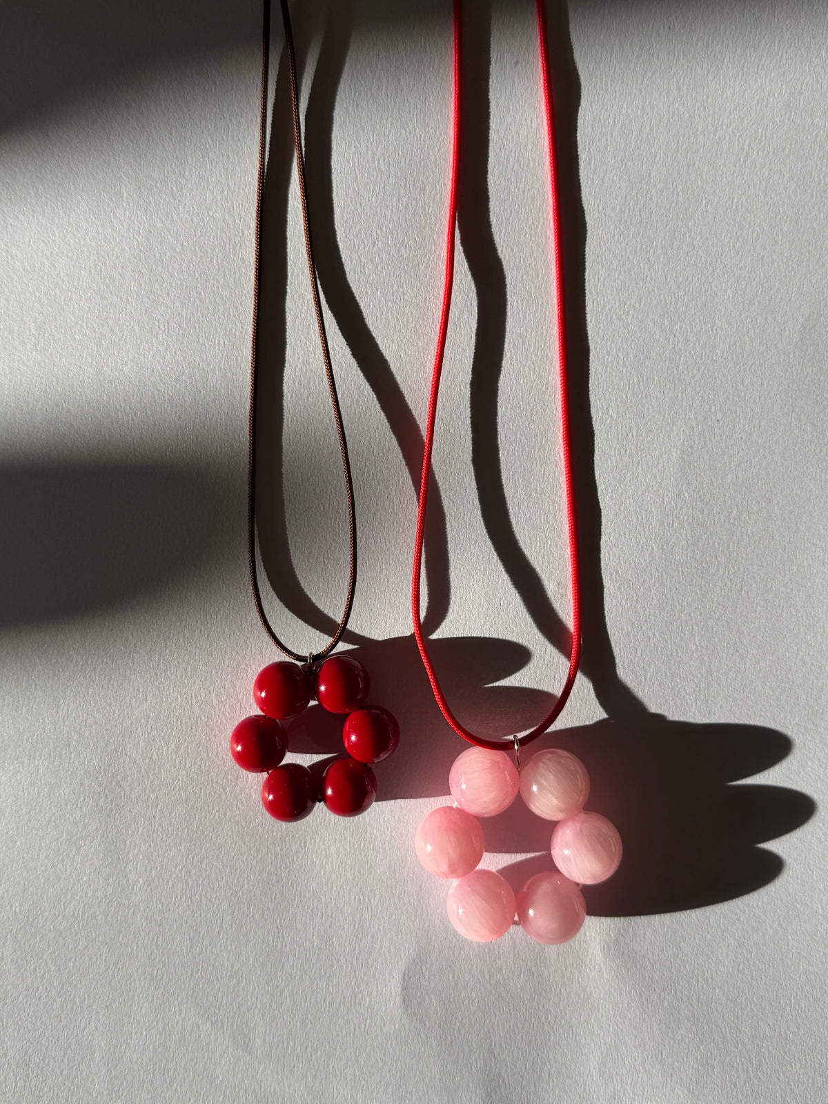 Cherry Red Petal Pendant
