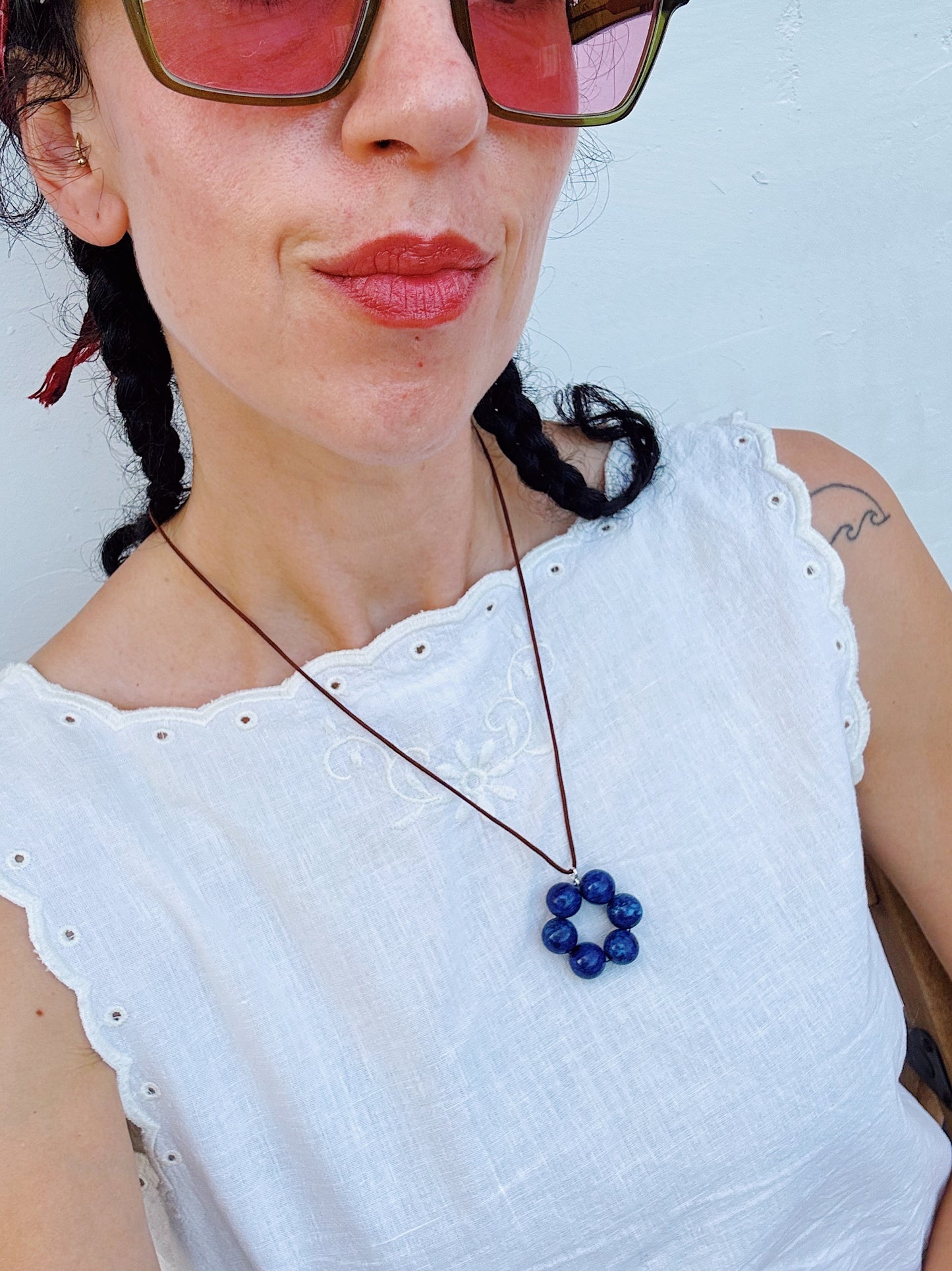 Cobalt Blue Lapis Lazuli Pendant