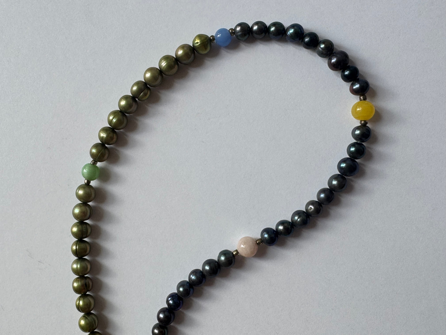 Pearl+pastel Necklace