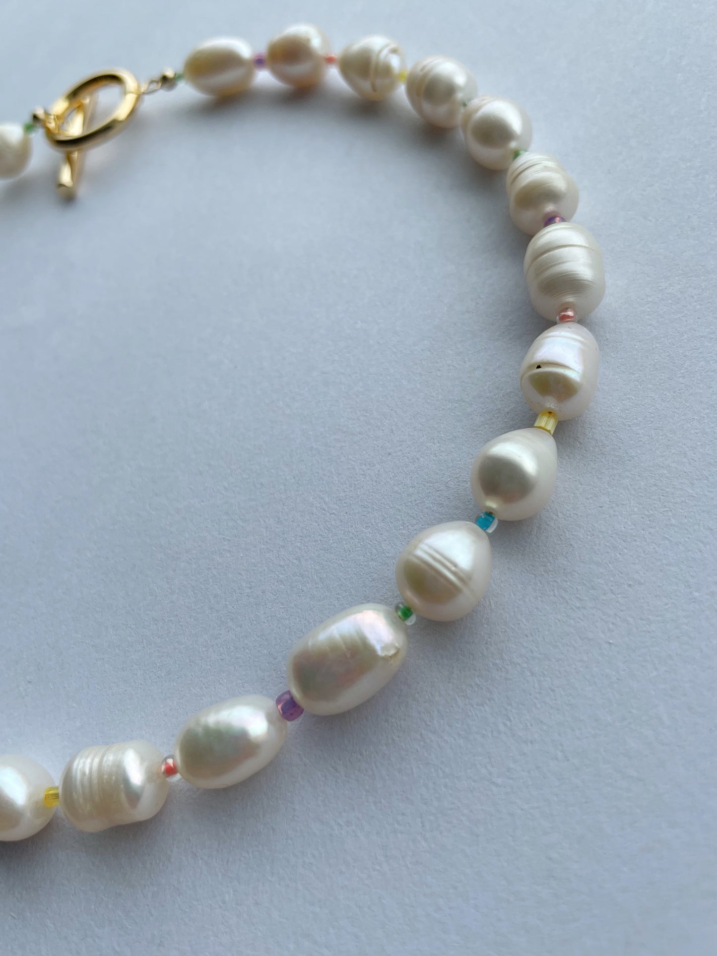 Iced Gem Freshwater Pearl Necklace