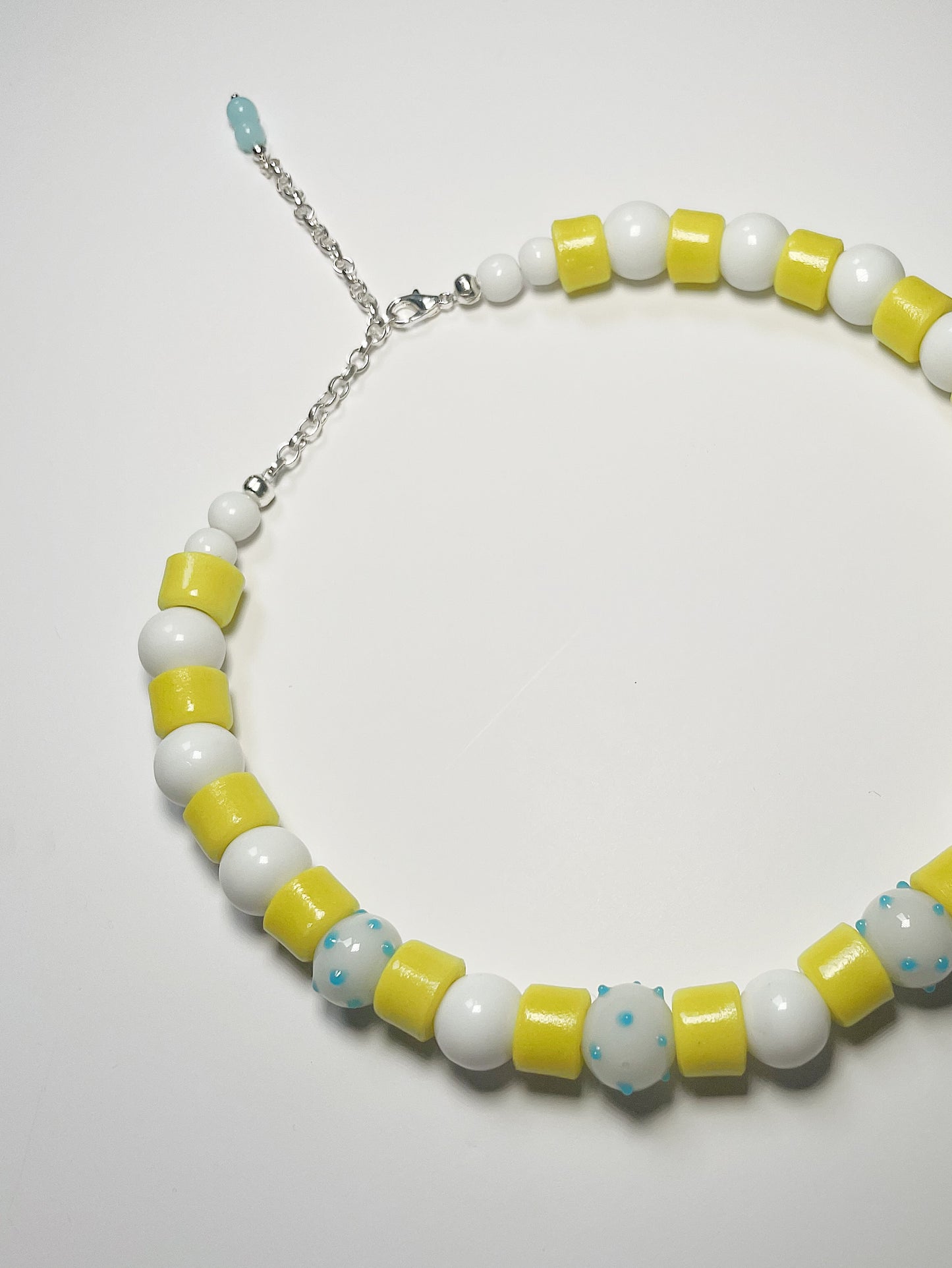 White + Citrus Chunky Necklace