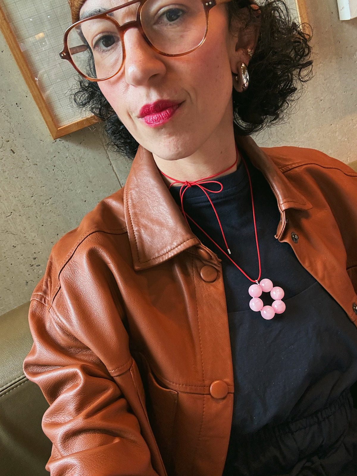 Candy Pink Petal Pendant
