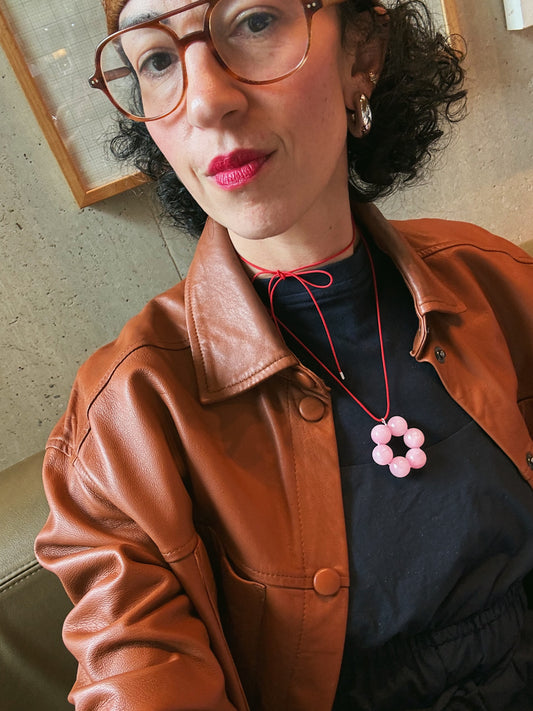 Candy Pink Petal Pendant