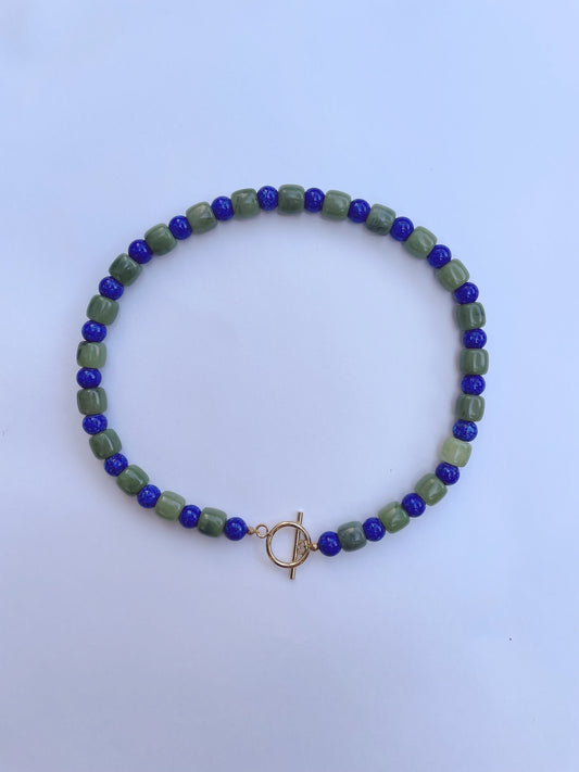 Pickle Stripe Necklace