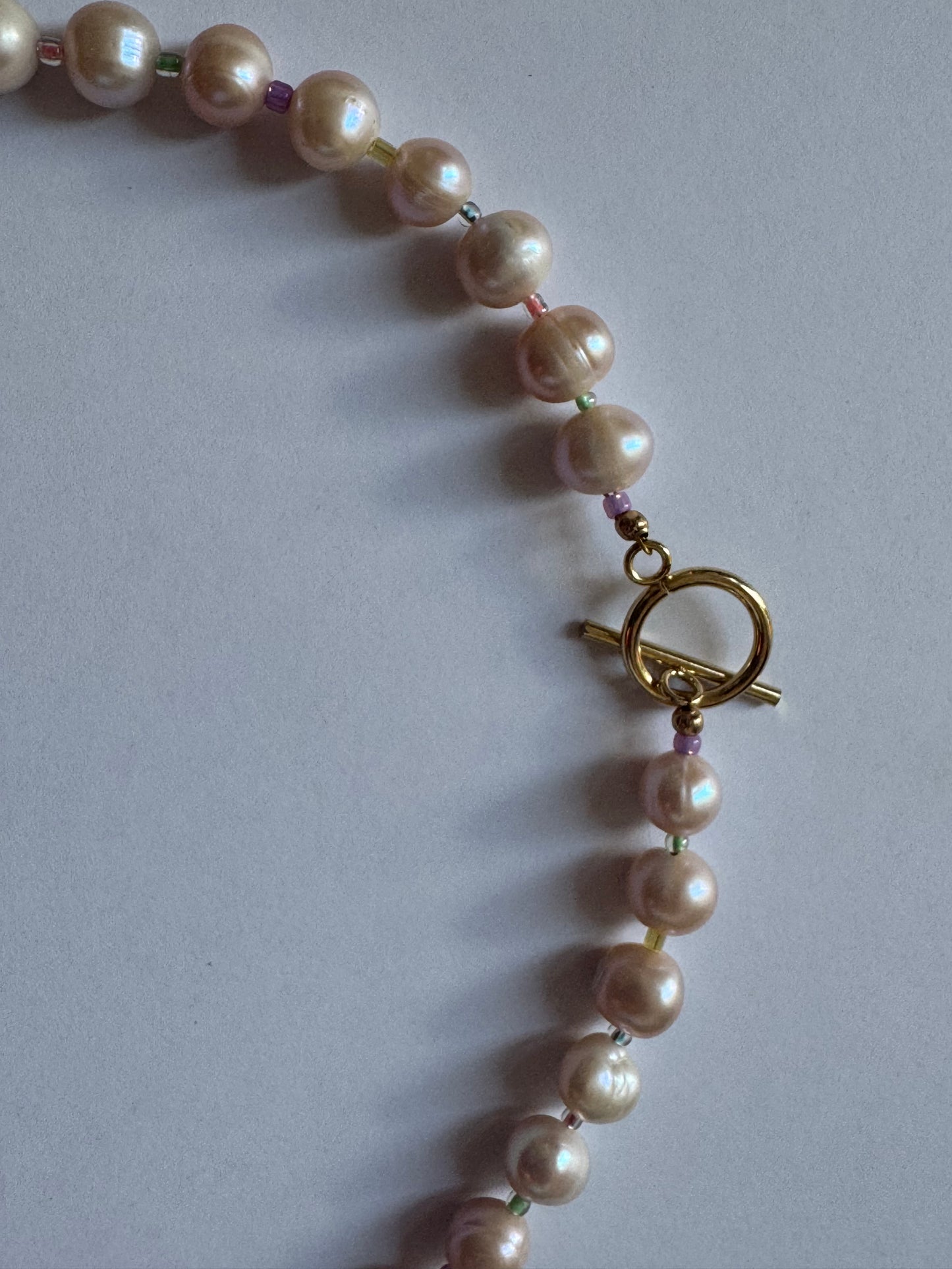 Pearl pastel necklace