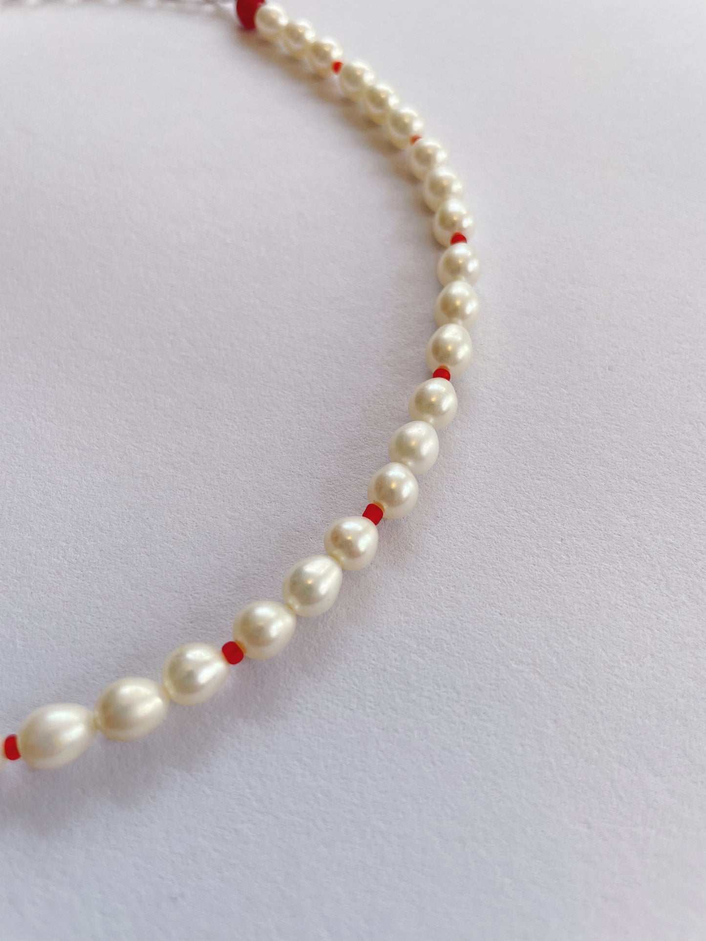 Mini Pearl Cherry Necklace