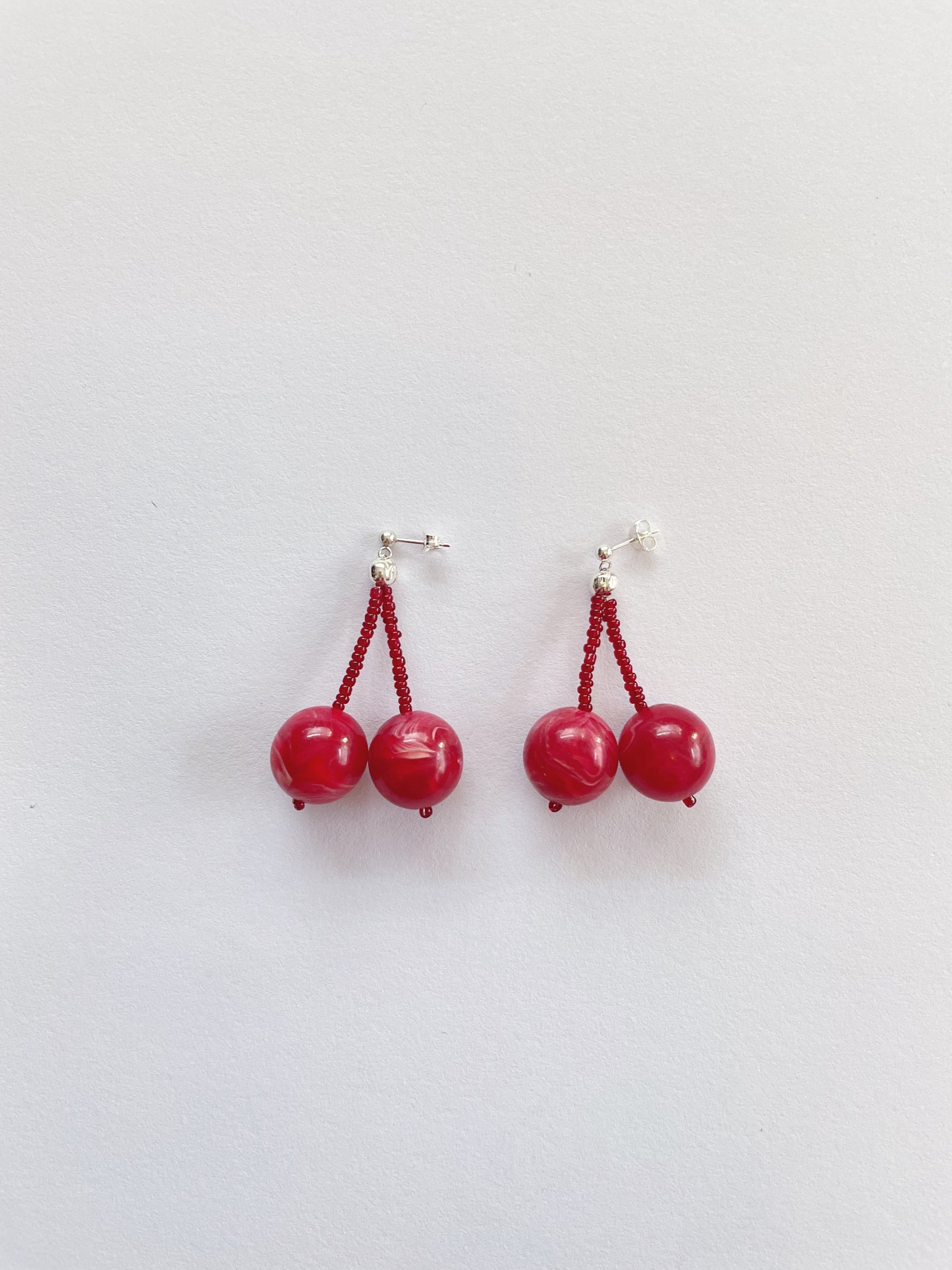 Chunky Cherry Earrings