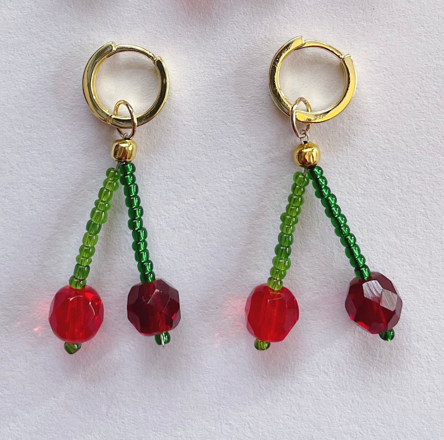 Mini Cherry Earrings