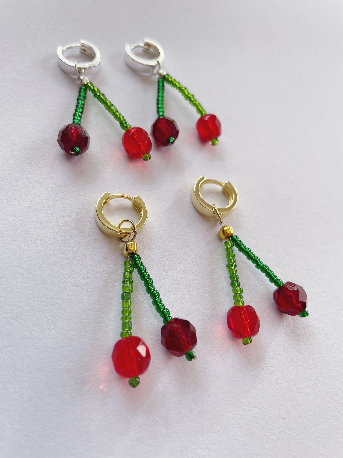 Mini Cherry Earrings