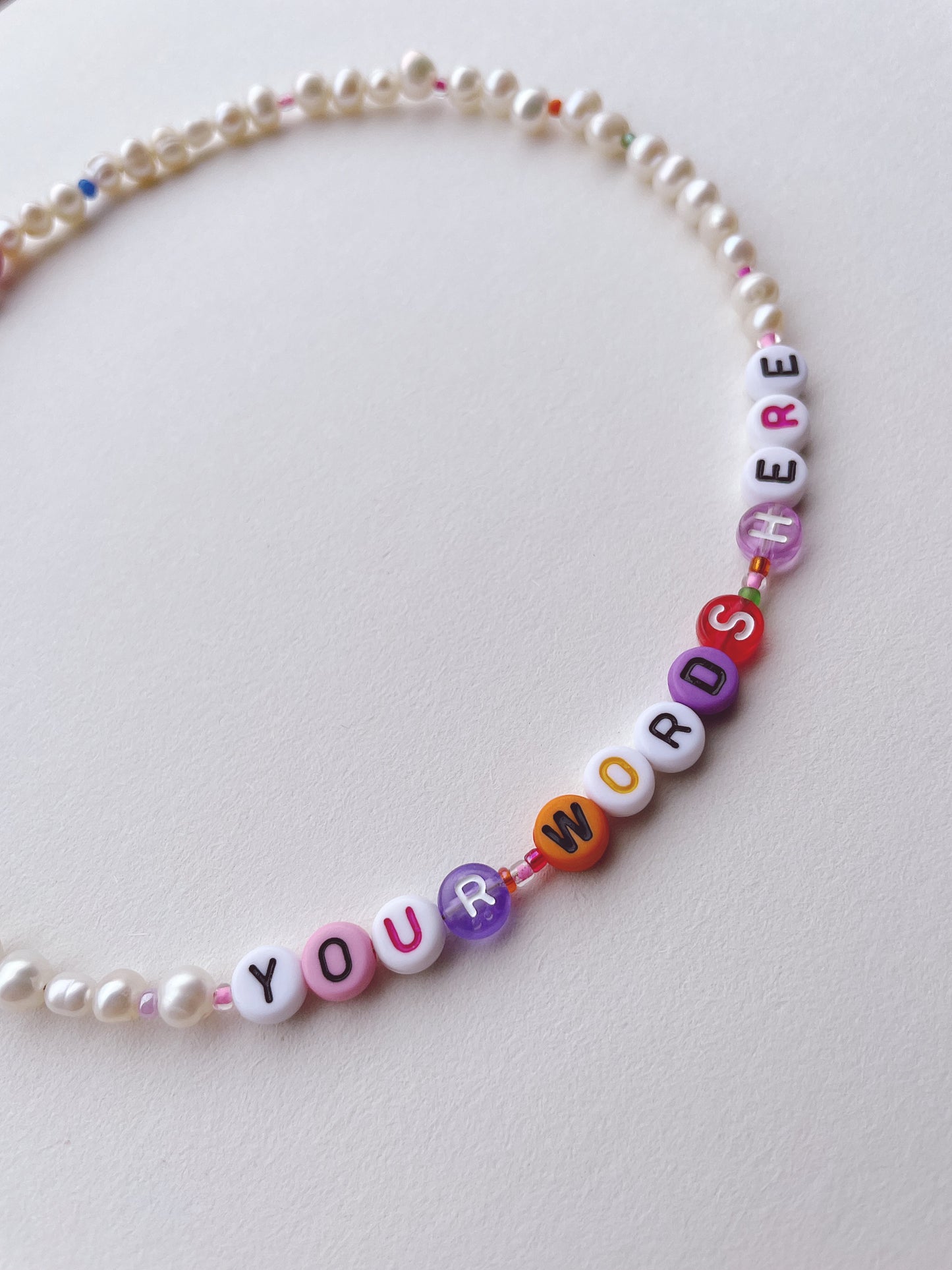 WORDS Customisable Necklace