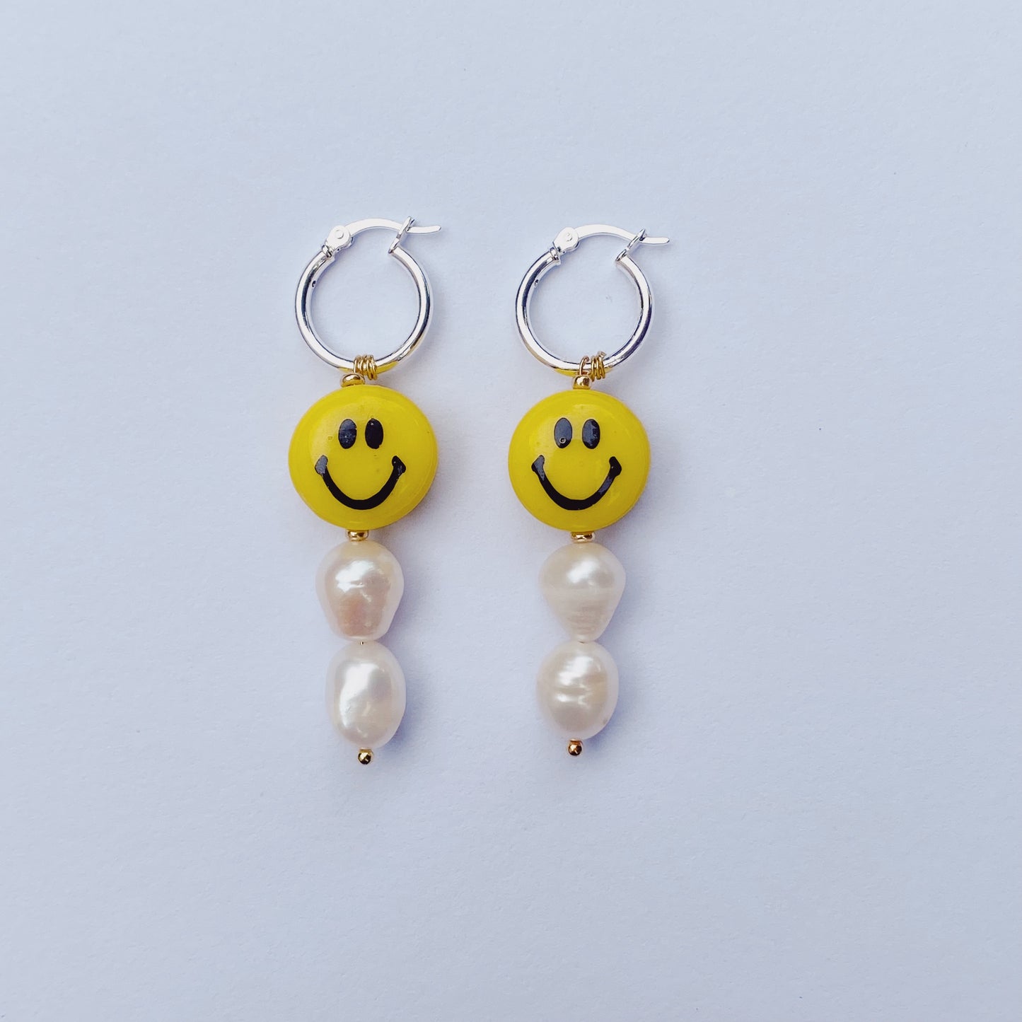 smiley face earrings